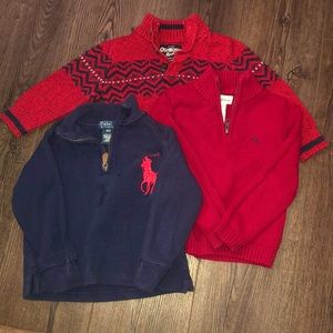 Toddler Boy Sweater Bundle